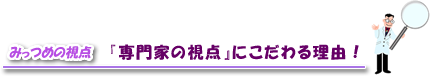 ホームページ制作で大切なみっつめの視点 専門家の視点